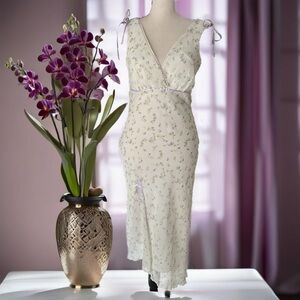 Rampage White Floral Dress